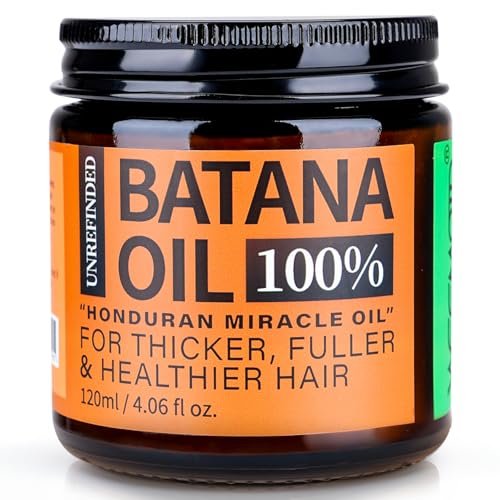 WEEMOTD Unrefined Batana Oil for Hair Growth, Dr. Sebi Raw Batana Oil from Honduras, Hair Mask Hair Growth oil with Organic and Natural Ingredients, 4.06 fl oz (4.06 fl oz, Coffee)